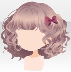 Character Hair Design, Hair Styles Female, Cute Gacha Hairstyles, Hair Design Ideas, Oc Accessories, Hairstyle Art, Characters Hairstyles, Gacha Hairstyles