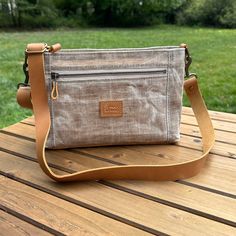 Introducing the Parish Creek Crossbody, my stylish and practical bag designed that will meet your everyday needs. The Parish Creek Crossbody is available in a selection of Bees Waxed Canvas, Bees Waxed Twill, or Bees Waxed Linen exteriors and bag boasts a soft yet durable exterior that is both water and dirt-resistant, making it perfect for any weather. All three exterior options will patina over time, and through use, to become even more beautiful. But simply applying heat from a hair drier to Tweed Purse, Practical Bag, Antique Brass Hardware, Waxed Canvas, Metal Zipper, Backpack Purse, Chains For Men, Brass Hardware, Beautiful Bags