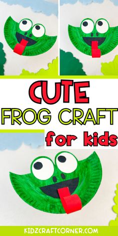 this cute frog craft is perfect for kids to make