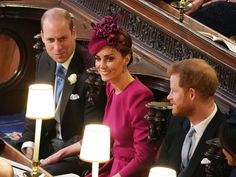 the duke and princess of cambridge are sitting next to each other