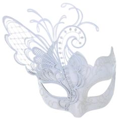 PRICES MAY VARY. 90% plastics Gorgeous Style:The glitter design on the butterfly makes the mask more gorgeous under the party lights. Intricate Craftsmanship:The butterfly wings are laser-cut metal, soft and curved, and free to shape. New Upgraded Version: The design of adjustable elastic band, make you comfortable to wear all night. Great Masquerade Mask:Available in a variety of popular colors to suit your outfit and the occasions, use it to take your look to the next level. Brand Story:Ubauta Mask For Masquerade, Butterfly Clothing, Butterfly Mask, Butterfly Rhinestone, Ball Wedding, Female Mask, Costume Ball, Mask Masquerade, Mardi Gras Party