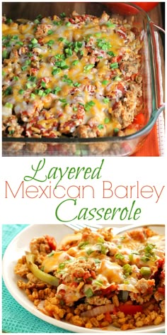 layered mexican barbeque casserole is an easy dinner recipe that's ready in less than 30 minutes