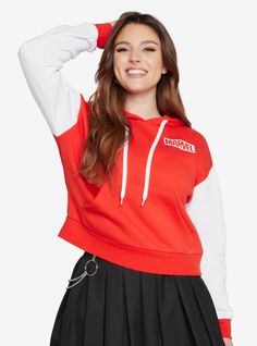 Marvel Merch, Marvel Coloring, Marvel Logo, Girls Hoodie, Culture Clothing, Marvel Shirt, Her Universe, Hoodie Girl, Hot Topic