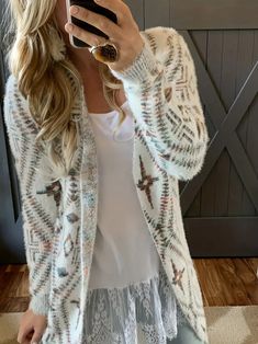 Super Cute Open Front Fall Azteca Cardigan – Chase the Butterflies Tribe Design, Women Long Cardigan, Clothing Studio, Long Cardigan Sweater, Cardigan Casual, Gilet Long, Boho Sweater, Long Sleeve Knitted Cardigan, Soft Cardigan