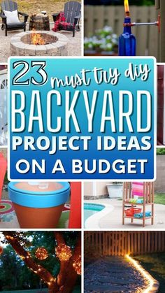 backyard project ideas on a budget