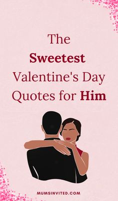 Make your boyfriend, fiancé or husband smile this Valentine's Day with these romantic, sweet quotes for him! Perfect for long distance loves, this features cute messages for your man - from short sayings to inspiring relationship quotes about marriage & commitment. Happy quotes that will have him laughing & uplifting expressions of love. Craft that special DIY Valentine's Day gift or card for your boyfriend or husband with these short and romantic words! Love sayings for him. Love Quotes For Him Boyfriend, Sweet Quotes For Him, Valentines Day Love Quotes, Short Sayings, Romantic Words, Long Distance Love, Cute Messages, Sweet Quotes