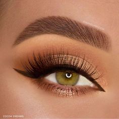 Bronze Makeup Look, Evening Eye Makeup, Make Up Designs, Felt Tip Eyeliner, Eye Makeup Images, Bronze Makeup, Eye Makeup Pictures