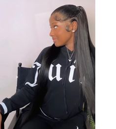 Half Up Half Down Low Ponytail Black Women, Ponytail Black Women, Feminine Era, 22 Birthday, Prom Hairstyle, Vacation Hairstyles, Pony Tails, Pic Poses, Hair Idea