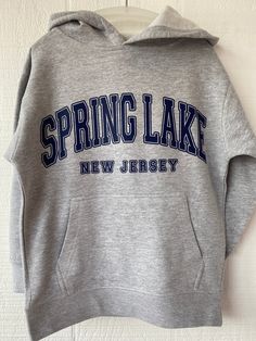 spring lake, nj, jersey shore gear, hoodie, new jersey Lake Outfits, Lake Outfit, Spring Lake, Cool Summer, Summer Nights, Lightweight Hoodie, Fitness Inspo, Summer Fun, Clothing Items