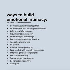 Emotional Intimacy, Relationship Help, Advice Quotes, Emotional Support