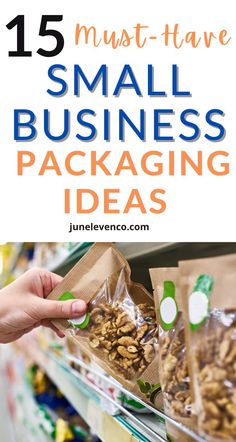 small business packaging ideas that are easy to make and great for the grocery store or office