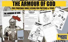 the armor of god printable lesson for children