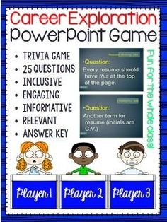 the power point game for students to use in their writing and speaking skills, including