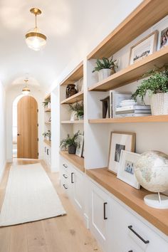 the hallway is clean and ready for us to use as a storage area in the house