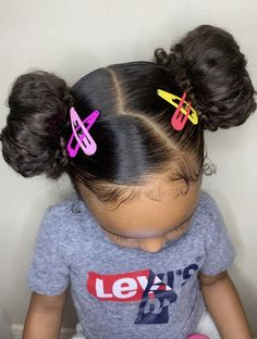 Hairstyles 15, Baby Girl Hairstyles Curly, Hairstyles Girl, Cute Toddler Hairstyles, Easy Little Girl Hairstyles, Girly Hairstyles, Two Ponytails, Girl Hair Dos