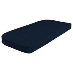 an image of a blue mattress on white background