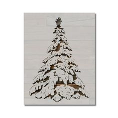 This Christmas Tree stencil measures 8.5"x11" and is made from high quality, semi-transparent, 7.5 mil mylar plastic. This material can be used many times and can be rinsed off with water. We are passionate about producing high quality stencils for crafters and anyone looking to add a great touch to their home or business. Our stencils are excellent for wooden surfaces, canvases, walls, baking, and just about any surface that can accept paint. We can make an artist out of anyone! Our stencils wo Painting On Walls, Christmas Tree Stencil, Tree Stencil, Pine Christmas Tree, San Jacinto, Custom Stencils, Stencil Template, Semi Transparent, Spray Paint