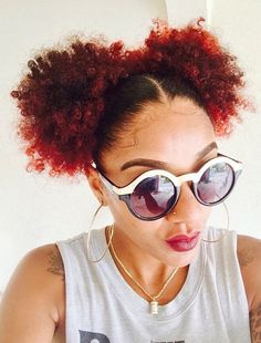 50 Updo Hairstyles for Black Women Ranging from Elegant to Eccentric Puff Pigtails, Pigtails Curly Hair, Pigtails Curly, Holiday Updos, Natural Bun Hairstyles, Holiday Updo, Cute Hairstyles Updos, Low Buns