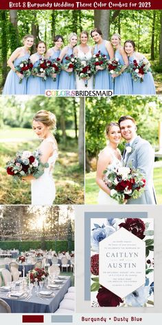 the bride and groom are posing for pictures together