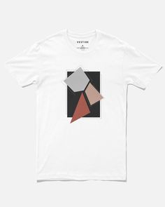 Our best-selling, artist-created graphic tee. VESTIGE designs take inspiration from modern art and NYC— where the brand was born. The shirt is cut in soft cotton and screen printed with our exclusive in-house design. Abstract Tshirt Design, Popular Graphic Tees, Free T Shirt Design, Aesthetic Fonts, Graphic Tee Design, Boys T Shirts, Fashion Tees, Shirt Design, Custom Shirts