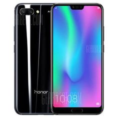 the new honor 8x smartphone is shown in black, with an extended camera and dual rear cameras