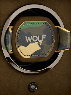 WOLF's patented 'Elements Cub' watch winder counts the precise number of rotations, 900 per day, to keep your timepiece running in tiptop condition. It's made from camouflage-print vegan leather and lined with suede. Luxury Automatic Watch Accessories For Travel, Luxury Self-winding Round Dial Watches, Luxury Green Watch Accessories With Leather Strap, Brown Leather Watch Men, Leather Watch Roll, Leather Watch Case, Brown Leather Strap Watch, Brown Leather Watch, Watch Roll