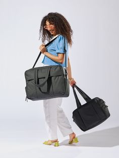 • Zippered front pocket and side pocket for extra organization• Trolley Pass-through with hidden pocket for sliding on your luggage• Removable crossbody strap for an optional hands-free travel experience Introducing our Luka Large Duffel Bag — made from the puffy, cloud-like fabric you know and love. Featuring comfortable padded shoulder straps, this large travel duffel bag also has multiple pockets and an interior shoe compartment. Fit all your essentials for an extended weekend away with this Versatile Duffle Bag With Functional Pockets For On-the-go, Versatile Luggage With Adjustable Strap For On-the-go, Functional Luggage With Adjustable Strap For On-the-go, Functional Travel Accessories With Pockets For On-the-go, Versatile Everyday Duffle Bag With Functional Pockets, Versatile Duffle Bag With Functional Pockets For Everyday, Functional Travel Shoulder Bag Accessories, On-the-go Luggage With Adjustable Strap Shoulder Bag, Versatile Luggage With Removable Pouch