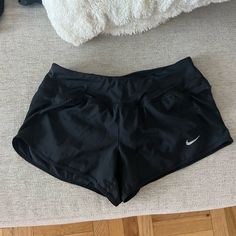 Black Lined Inside Adjustable Waistband With Interior Tie (3rd Pic) Never Worn Size Small Girlfriend Clothes, Nike Tempo Shorts, Clothing Finds, Cute Skirt Outfits, Nike Pro Shorts, Christmas Clothes, Xmas List, Nike Dri Fit Shorts, Workout Outfits