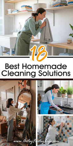 18 Best Homemade Cleaning Solutions Fastest Way To Clean Your House, Clean My House, Homemade Cleaning Solutions, Homemade Cleaning, Homemade Cleaning Products, Cleaning Solutions, My House, Cleaning Hacks, Vinegar