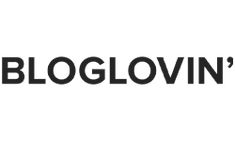 the logo for blogovin's is shown in black on a white background