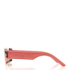 This is an authentic pair of CHRISTIAN DIOR Wildior S2U Sunglasses in Havana and Pink. These stylish sunglasses have a squared frame in pink, thick arms adorned with a DIOR logo at the temple and black lenses. Thick Arms, Dior Logo, Stylish Sunglasses, The Temple, Havana, Christian Dior, Temple, Lenses, Dior