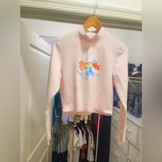 Never Worn Trendy White Turtleneck For Spring, Trendy High Neck Pink Top, Spring Cotton Turtleneck, Fitted Cotton Turtleneck, Fitted Casual Turtleneck For Spring, Spring High Neck Cotton Top, Casual Mock Neck Top For Spring, Stretch High Neck Top With Graphic Print, Spring Cotton Turtleneck Tops