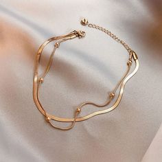 Bead Anklets, Layer Bracelets, خواتم خطوبة, Gold Bracelet Simple, Modern Gold Jewelry, Gold Jewelry Stores, Gold Rings Fashion, Gold Jewelry Simple, Gold Bracelet For Women