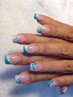 Design For Nails, Summer Nails Coffin, Frozen Nails, Elegant Manicure, Elegant Nail Art, White Elegance, Acrylic Design, Nails Prom