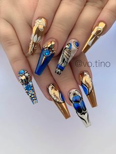 African Nail Art, Egyptian Nail Art, Egyptian Nails, Pedi Designs, Today I Feel, Gel Paint, Halloween Dance, Dope Nail Designs