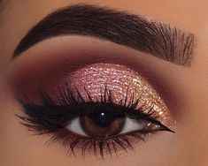 Evening Eye Makeup, Formal Ideas, Glitter Eye Makeup