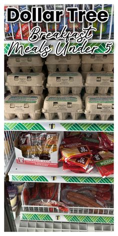 breakfast meal ideas at dollar tree Cheap On The Go Breakfast, Poor Recipes Cheap Meals, Dollar Tree Dessert Recipes, Cheap Family Breakfast Ideas, Dollar Tree Food Meals, Dollar Tree Brunch Ideas, Budget Breakfast Ideas