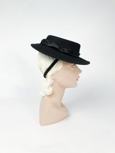 Felt Hat Band, Layered Bow, Cashmere Hat, Felt Hat, Hat Band, Clear Rhinestones, Silk Satin, Cashmere, Felt