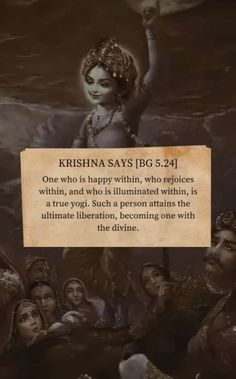 an image of krishna saying about the birth of jesus