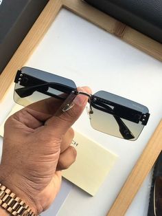 "Upgrade your look with our trendy sunglasses. Designed for comfort and 100% UV protection, they keep your eyes safe while adding style to your outfit. Perfect for any occasion!" Man Fashion Style, Classy Glasses, Shades For Men, Mens Glasses Fashion, Mens Smart Casual Outfits, Casual Man, Eyeglass Frames For Men, Black Men Fashion Swag