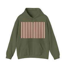 This Coral Pink Stripes Hoodie offers a classic and chic look with its pink and white vertical stripes. The soft colors and cute design make it perfect for any girly outfit. Stay pretty and stylish with this cozy hooded sweatshirt. Stay comfy and cozy with this unisex heavy blend hooded sweatshirt. Made with a thick blend of cotton and polyester, it feels plush, soft and warm, a perfect choice for any cold day. In the front, the spacious kangaroo pocket adds daily practicality while the hood's d Striped Cotton Hooded Sweatshirt, Casual Striped Winter Hoodie, Striped Sporty Hoodie With Drawstring, Striped Cotton Sweatshirt With Drawstring Hood, Sporty Striped Hoodie With Drawstring, Striped Casual Hoodie For Streetwear, Striped Casual Streetwear Hoodie, Casual Striped Hoodie For Streetwear, Striped Long Sleeve Hoodie With Drawstring