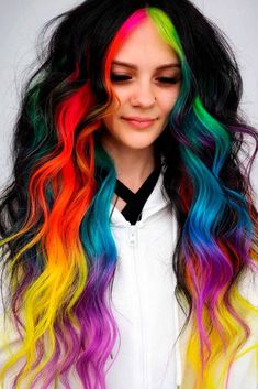 Summer Hair Colour, Vivid Highlights, 2024 Hair Color, Mermaid Hair Color, Vivid Hair Color