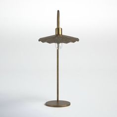 an umbrella lamp on a white background