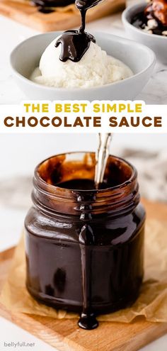 the best simple chocolate sauce recipe