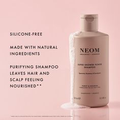 A naturally-derived and silicone-free shampoo that deeply cleanses and purifies both your hair and scalp.
Smells like a fresh mint tea – invigorating and energizing. - Alice du Parcq, fragrance expert
What You Can Expect:

Natural and naturally-derived ingredients such as apple seed oil, plant proteins (similar to Keratin) and algae extract.
Cleanses and purifies strands from root to tip.
Improves overall hair health.
An invigorating and long-lasting scent of 100% natural spearmint, rosemary and eucalyptus.
Expertly formulated for all hair types and textures.
NO silicones or sulphates.
Vegan and cruelty-free.
300ml (10.14 fl oz)

Discover more about our Super Shower Power Haircare here… Fresh Mint Tea, Silicone Free Shampoo, Bath And Body Shop, Hand Balm, Apple Seeds, Boost Your Energy, Summer Skin, Oil Shop, Mood Boost