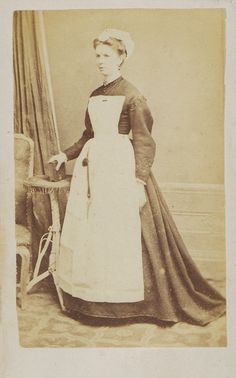 Victoria's Children, Queen Victoria Children, Victorian Maid, German Royal Family, Lace Outer, Crown Princess Victoria, Princess Victoria, Maid Dress, Old Fashion