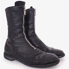 Guidi 310 Black Leather Zip Front Boots. Photos Are Of Actual Item. Retails For $1,425. Some Wear, See Photos. Make An Offer! Guidi Boots, Moto Boots, Black Leather, Women Shoes, Boots, Leather, How To Wear, Quick Saves, Black