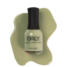 Artist's Garden – ORLY European Gardens, Golden Afternoon, Powder Nail Polish, European Garden, Earthy Green, Dry Nails, Green Brands, Nail Polish Collection, Beauty Nail