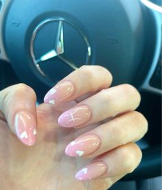 Pisces nails march pink hearts girly simple cute nail design Pisces Nails Designs, Pisces Nails, Nails March, Pisces Girl, Pisces Sign, Cute Nail, Girls Nails, Pink Hearts, Cute Nail Designs