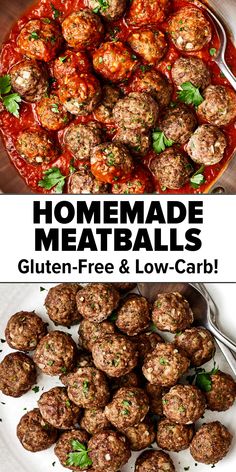 Homemade meatballs (gluten-free) Low Carb Dairy And Gluten Free Recipes, Clean Meatball Recipe, Gluten Free Pork Meatballs, Gf Df Meatballs, Meatballs Recipe Gluten Free, Meal Prep Meatballs Healthy, Low Carb Meatballs Ground Beef, Italian Meatball Recipes Dairy Free, Gf Meatball Recipes